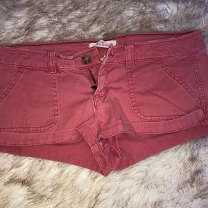 Hollister Coral Chino Shorts Size 3